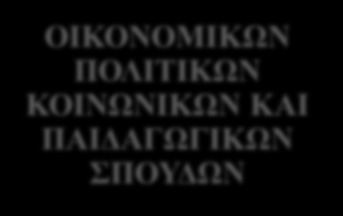 ΓΕΝΙΚΟ ΛΥΚΕΙΟ ΟΜΑΔΕΣ ΜΑΘΗΜΑΤΩΝ ΠΡΟΣΑΝΑΤΟΛΙΣΜΟΥ Α ΛΥΚΕΙΟΥ Β ΛΥΚΕΙΟΥ Γ ΛΥΚΕΙΟΥ ΑΝΘΡΩΠΙΣΤΙΚΩΝ ΣΠΟΥΔΩΝ