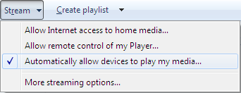 Ρύθμιση "Media Sharing" (Κοινή χρήση πολυμέσων) στο Windows Media Player 12 1. Εκκινήστε το Windows Media Player 12. 4. Χρήση του Viewer 2.