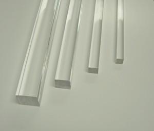 PLEXIGLAS GS Clear Square Rods Χυτοί Ακρυλικοί Τετράγωνοι Ράβδοι Διάφανοι / ΜΗΚΟΣ ΡΑΒΔΟΥ 6 x 6 16,95 8 x 8 19,51 10 x 10 18,90 12 x 12 24,76 15 x 15 35,39
