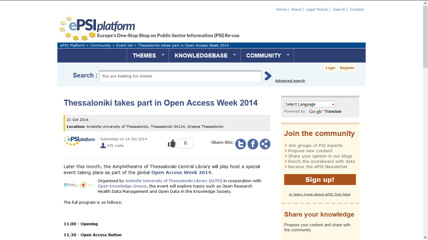 European Public Sector Information Platform Epsiplatform