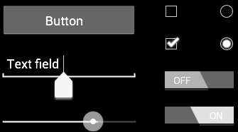 3.2.2.2 Input Controls Τα input controls είναι διαδραστικά στοιχεία στο user interface της εφαρμογής.