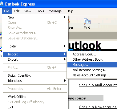 Windows Live Mail POP3 Η μεηαθμνά ηωκ ειεθηνμκηθώκ μεκομάηωκ από ημ Microsoft Outlook ζημ Windows Live Mail με ημ πνωηόθμιιμ POP3 δεκ οπμζηενίδεηαη αοηόμαηα.