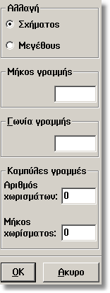 Τοποθέτηση ντουλαπιών Γράψτε τις διαστάσεις του νέου αντικειµένου όπως τις βλέπετε παρακάτω και πατήστε OK.