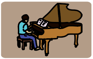 4. Κάνε μια λίστα με αντικείμενα που έχουν πλήκτρα, για να μπορέσεις να τα χρησιμοποιήσεις, όπως το πιάνο.