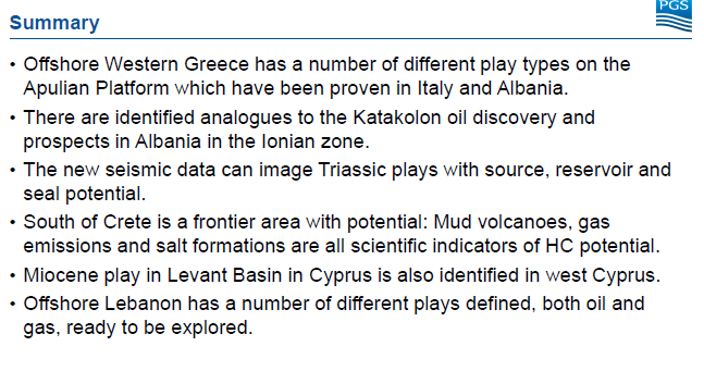 HC potential in Eastern Mediterranean and