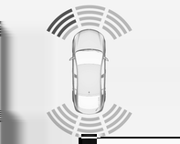 216 Οδήγηση και χρήση Χρησιμοποιεί δύο διαφορετικά ηχητικά σήματα για την μπροστινή και την πίσω περιοχή παρακολούθησης, κάθε ένα με διαφορετική τονική συχνότητα.
