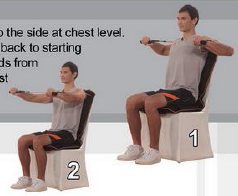Κλωτσιές ψαλίδια Κρατήστε την καρέκλα και µε τα δύο χέρια. Τεντώστε τα πόδια σας. Φέρτε το ένα πόδι πάνω από το άλλο και έπειτα αντίστροφα, µιµούµενοι τις κινήσεις του ψαλιδιού.