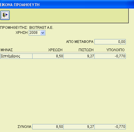 Με την καταχώρηση της εγγραφής µας στο πεδίο αν θέλουµε και την ταυτόχρονη µεταβίβαση στο επόµενο πεδίο θα πρέπει να πατήσουµε το πλήκτρο της ΕΠΙΚΥΡΩΣΗΣ.