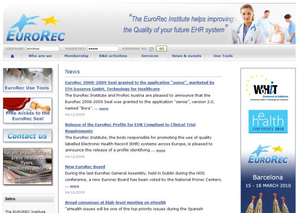 Το Ευρωπαϊκό Ίδρυμα Φακέλου Υγείας, EuroRec (European Institute for Health Records) είναι μια Ευρωπαϊκή μη κερδοσκοπική οργάνωση, που προωθεί τη χρήση υψηλής ποιότητας συστημάτων ΗΦΥ.