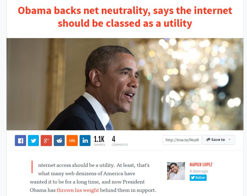 Net neutrality No