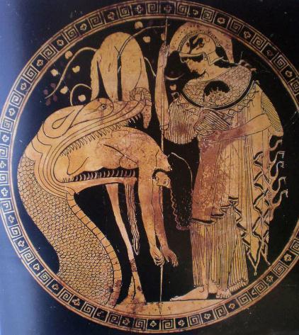 Ερυθρόμορφος καλαθόσχημος κρατήρας του Ζωγράφου του Βρύγου. Αλκαίος και Σαπφώ. Περ. 475 π.χ. Μόναχο, Staatliche Antikensammlungen Ερυθρόμορφη κύλικα.