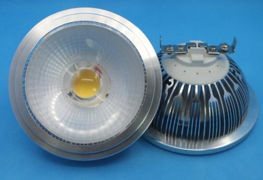 COB Series AR111 GL- AR1 Base : G53 Volt : 8-20VAC/DC LED: COB Beam Angle: 38 Watt : 9W Lumen: 810lm Φ111x65mm
