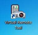 8. Λογισμικό υποστήριξης χρήστη Εκκινήστε το Virtual Remote Tool Εκκίνηση από το εικονίδιο συντόμευσης Κάντε διπλό κλικ στο εικονίδιο συντόμευσης στην επιφάνεια εργασίας των Windows.
