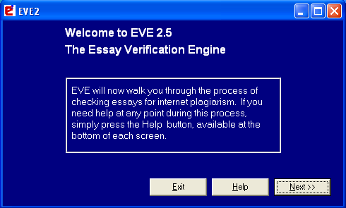 Μελέτη περίπτωσης-έλεγχος πρωτοτυπίας Χρησιμοποιήθηκε το λογισμικό π.χ. EVE2.