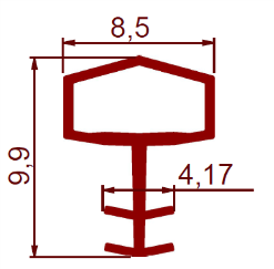 Περιγραφή Λάστιχο για ξύλινα κουφώματα Perimetric bubble gasket for wooden frames Μέτρα Κουλούρας Meters per Roll (kg) ΕΛΠ 041065-0/9 150 4,5-4,65 Anigre, Wege, Rowere, Λευκό/, Μαύρο/Black, Διάφανο/,