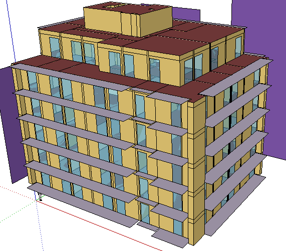 Ορλάντο Μινερβίνο / ΕΜΘΠΜ 40 επόμενο κτίριο της ίδιας χρονολογίας που θα μελετηθεί. Το ύψος ενός τυπικού ορόφου είναι 3m ενώ το ύψος του ισογείου είναι 2,85m.