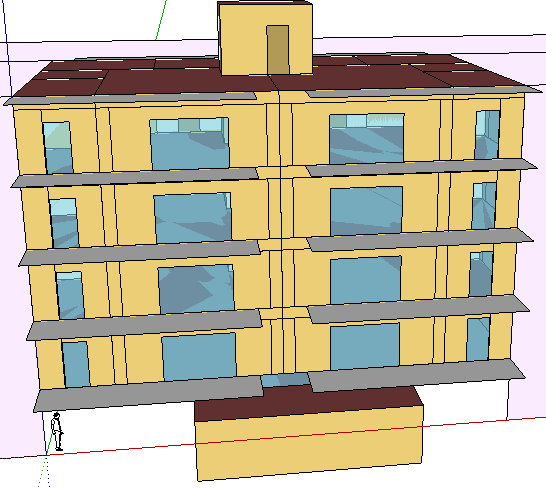 Ορλάντο Μινερβίνο / ΕΜΘΠΜ 46 Εικόνα 5.3: Εικόνα συνεχούς κτιρίου 1985 5.4.2 Προσδιορισμός των δομικών στοιχείων του κτιρίου Το κτίριο αποτελεί τυπικό παράδειγμα της περιόδου κατασκευής του με πλημμελή εφαρμογή του ΦΕΚ 362 Δ, Π.