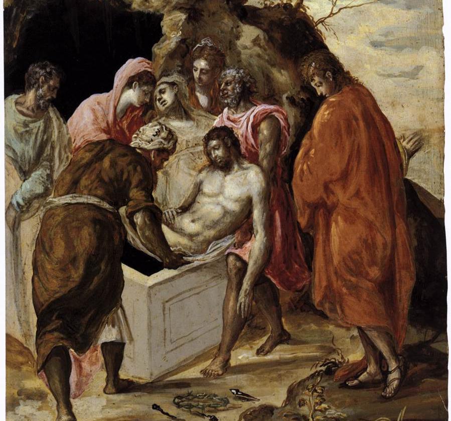Η Ταφή του Χριστού (1541-1614) Σημαντικότερο έργο βενετσιάνικης περιόδου με κυριότερα χαρακτηριστικά: 1. Δυνατό ελεύθερο σχέδιο 2. Πλούσιο χρώμα 3. Βαθύ συναίσθημα 4.