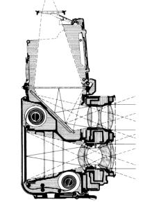 Οπτικά Όργανα Απεικόνιςησ Σχόμα 11-63: Οι διπλορεφλϋξ GraFlex 22 και RolleiFlex 35C. Για τον ερασιτέχνη, αντίστοιχα, η επιλογή ήταν μια απλή μηχανή που θεωρείται απόγονος της Leica I.