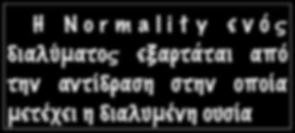 ανονικά διαλύματα N Normal διάλυμα 1 Γραμμοϊσοδύναμο διαλυμένης ουσίας σε 1 λίτρο διαλύματος Η N