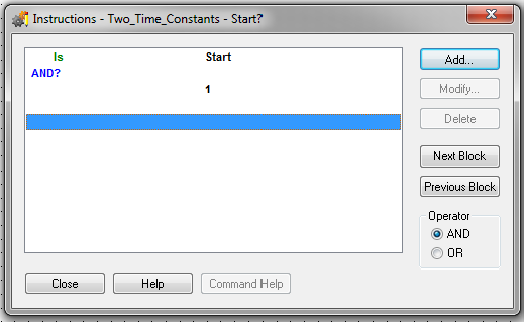 Block Setting up timer Εικόνα 63 Setting