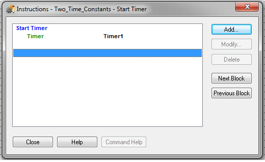 Block Start timer Εικόνα 67 Start timer Block