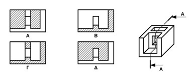 68 69 70 71 γ. το σχήμα (γ). δ. το σχήμα (δ). Ποιος από τους παρακάτω τρόπους είναι ο σωστός για να δείξουμε τις διαστάσεις; α. Το σχήμα (α). β. Το σχήμα (β). γ. Το σχήμα (γ). δ. Το σχήμα (δ).
