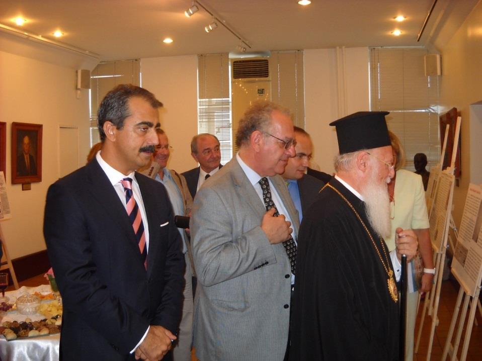 Μουσείο τύπου της Πόλης (28/9-11/10/2012 Πανεπιστήμιο Bilgi της Κωνσταντινούπολης (23/11-10/12/2012) Προβολή των αγώνων των Ελλήνων για ισοπολιτεία-ισονομίαδημοκρατία και