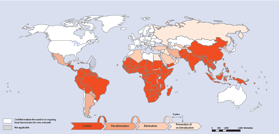 Ελονοσία ενδημική σε >100 χώρες σε Ασία & Αφρική Πηγή: