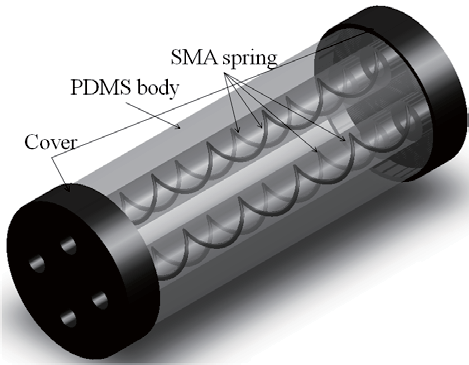 CHAPTER 1. MINIMALLY INVASIVE SURGERY 39 Figure 1.25: SMA based exible pill (a) SMA and bias spring arrangement Figure 1.