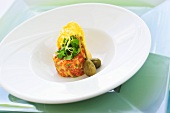 MENU No 1 ΠΑΡΟΥΣΙΑΣΗ ΜΕΝΟΥ ΜΕΝΟΥ ΠΡΑΚΤΙΚΗΣ ΑΣΚΗΣΗΣ ΣΠΟΥΔΑΣΤΩΝ ΜΑΓΕΙΡΙΚΗΣ Β έτους OTEK Αναβυσσου 2012 Kostas Athanasopoulos CEC Amuse Bouche (Ταρτάρ Ψαριού και Μπιφτέκι με Μυρωδικά Σαλάτα Mesclun)