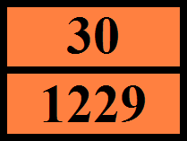 Μεταφορική κατηγορία (ADR) : 3 Κωδικός χαρακτηρισμού επικίνδυνων υλικών (Νο Κέμλερ) Πορτοκαλί δίσκοι : : 30 Κωδικός περιορισμού σήραγγας (ADR) - μεταφορά μέσω θαλάσσης Οδηγίες συσκευασίας (IMDG)