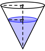 Δραστηριότητες 1. Ένας κώνος με διάμετρο βάσης έχει γενέτειρα = 5. Να υπολογίσετε: (α) το ύψος του κώνου (β) το εμβαδόν της ολικής επιφάνειας του κώνου. 2. Το εμβαδόν της βάσης ενός κώνου είναι 5.