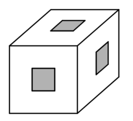 Δραστηριότητες Εμπλουτισμού 1. Το εμβαδόν των εδρών ενός ορθογώνιου παραλληλεπιπέδου είναι 1, και 3. Αν οι διαστάσεις του είναι ακέραιοι αριθμοί, να υπολογίσετε τον όγκο του παραλληλεπιπέδου. 2.