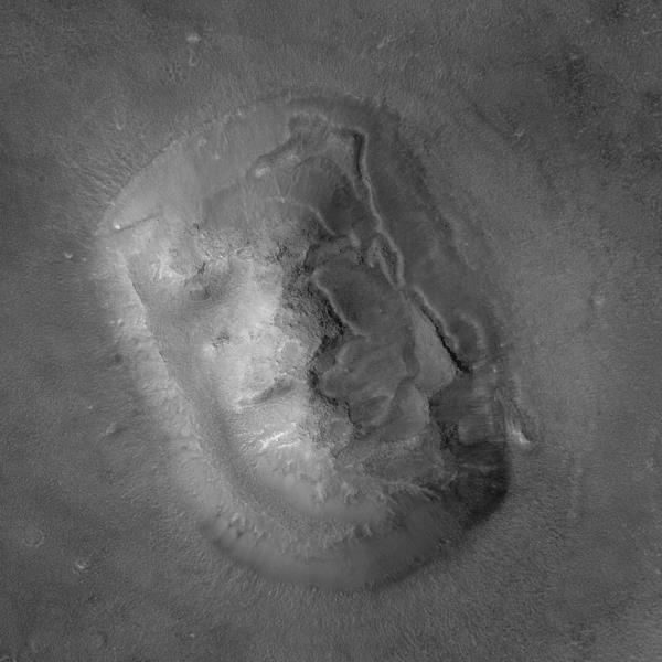 Το «πρόσωπο» στον Άρη Χαρακτηριστικό παράδειγμα της ανθρώπινης προκατάληψης στην ερμηνεία των δεδομένων Viking 1, 1976 Mars Global