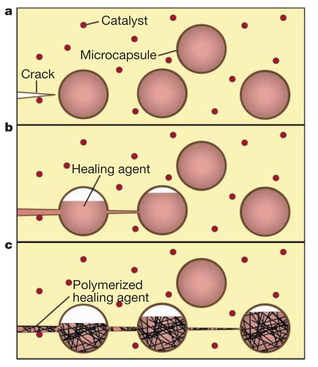 Self-Healing Πολυμερή S. R. White, N. R. Sottos, P. H.