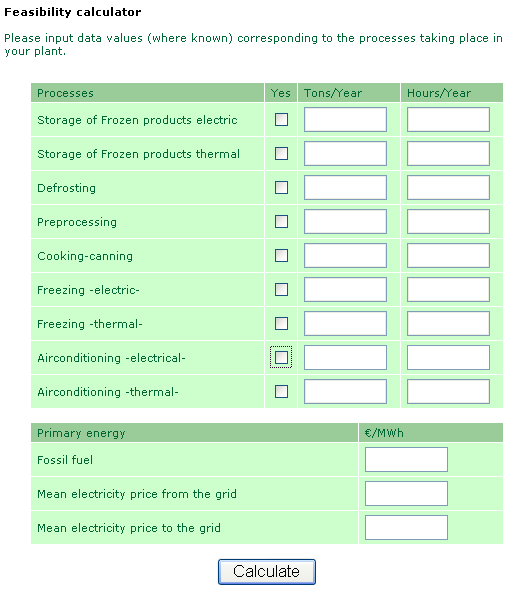 Function : Coordinator -Explore polygeneration potential in the food industry EIE/04/150/S07.