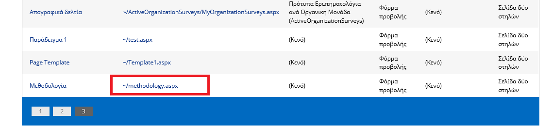 2. Δημιoυργία μίας νέας σελίδας και εισαγωγή του τμήματος web Article Viewer Web Part.