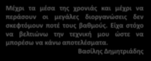 ΒΑΣΙΚΕΣ ΑΡΧΕΣ ΚΑΘΟΡΙΣΜΟΥ ΣΤΟΧΩΝ 1. Στόχοι απόδοσης (όχι αποτελέσματος) 2. Στόχοι προκλητικοί (όχι εύκολοι) 3. Στόχοι εφικτοί (όχι ακατόρθωτοι) 4. Στόχοι συγκεκριμένοι (όχι γενικοί) 5.