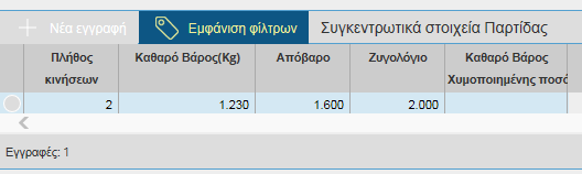 Η Ημερομηνία Παρτίδας είναι μεγαλύτερη ή ίση από Ημερομηνία σύμβασης και τις ημερομηνίες των αναγγελιών.