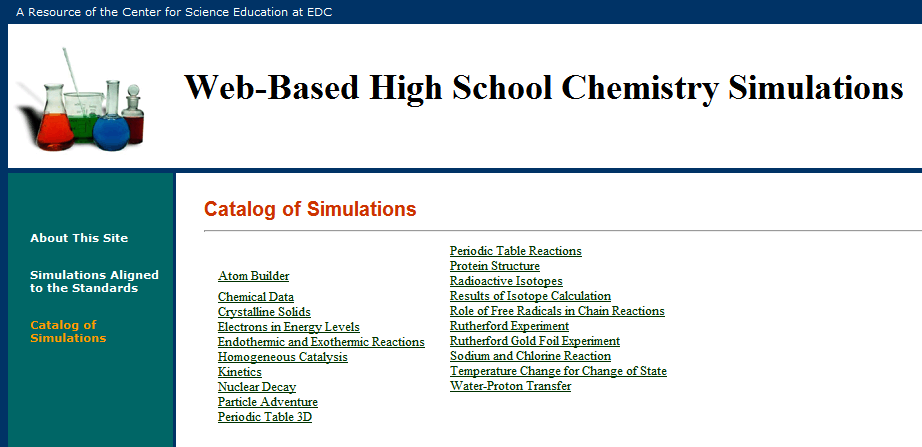Εκπαιδευτικό Λογισμικό http://cse.edc.org/products/simulations/catalog.