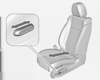 Καθίσματα, προσκέφαλα 49 Σε περίπτωση που το προσκέφαλο της αναδιπλωμένης πλάτης καθίσματος εμποδίζεται από το πάνω πλαίσιο του παρμπρίζ, μετακινήστε το κάθισμα ελαφρώς προς τα πίσω, πρίν να