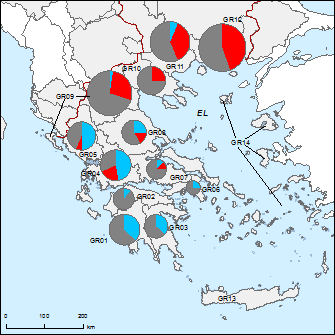 Σχήμα 6.7: Χάρτης χημικής κατάστασης τεχνητών και ιδιαιτέρως τροποποιημένων συστημάτων επιφανειακών υδάτων 2009 Σχήμα 6.