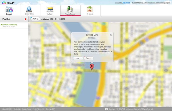 4.9.1 Cloud + drive Εικόνα 26: Εφαρμογζσ Cloud + Cloud + Drive πξνζθέξεη κηα απνθιεηζηηθή ιεηηνπξγία γηα λα απνζεθεχζεηε ηηο θσηνγξαθίεο ζαο, κνπζηθή,