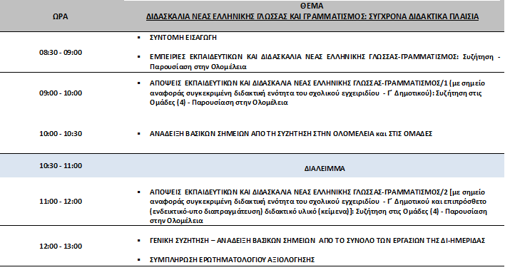 Το προφίλ της Δι-Ημερίδας/2