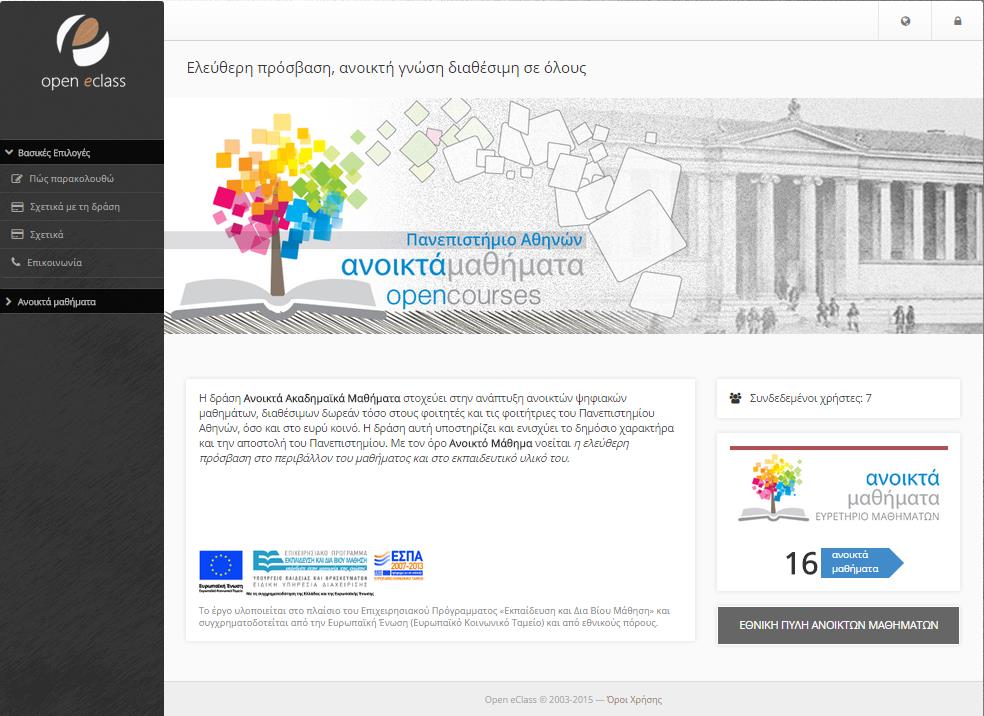 ανοικτά
