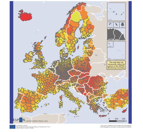 περιφερειακό κέντρο Ηνωμένου Βασίλειου/ Ιρλανδίας και Βόρειας Γαλλίας καλύπτει τόσο τον Ατλαντικό όσο τη Βόρεια Θάλασσα, ενώ ο κόμβος που συνδέει τη Νορβηγία, τη Σουηδία, τη Γερμανία και τη Δανία