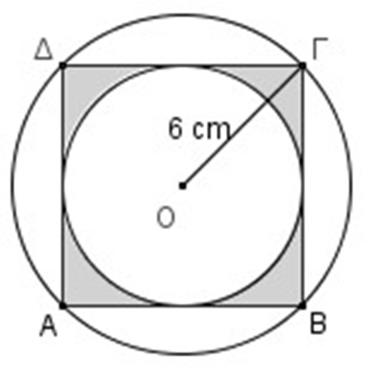 ΘΕΜΑ 4-0 Σε κύκλο (Ο,R) θεωρούμε τα σημεία Γ και Δ που διαιρούν τη διάμετρό του ΑΒ = δ σε τρία ίσα τμήματα.
