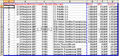 Οξηζκόο Αιιαγώλ ειίδσλ Αθνύ ηππώζνπκε ή θάλνπκε πξνεπηζθόπεζε εθηύπσζεο, εκθαλίδνληαη δηαθεθνκκέλεο γξακκέο ζην Φύιιν Δξγαζίαο πνπ δείρλνπλ πνπ μεθηλνύλ θαη πνπ ηεξκαηίδνπλ απηόκαηα νη Αιιαγέο ειίδσλ.