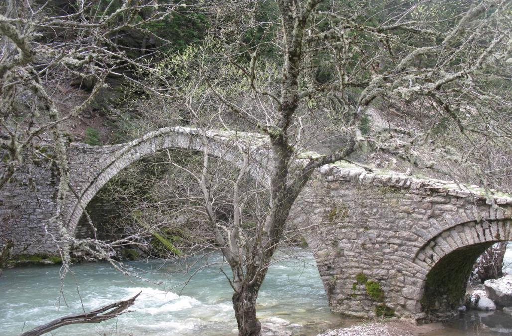 Είναι τρίτοξο με κυρίως τόξο και δύο βοηθητικά.